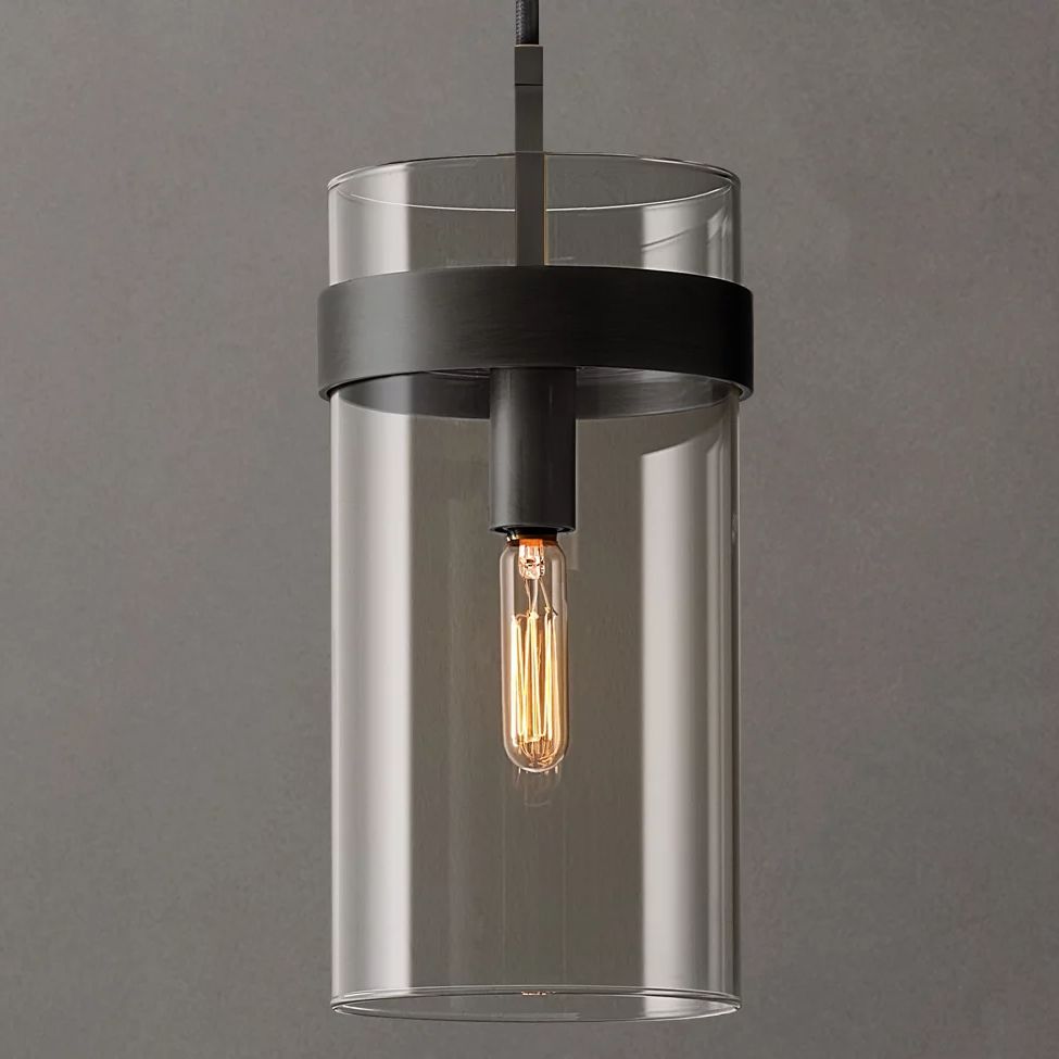 Ravelle Clear Glass Pendant Light