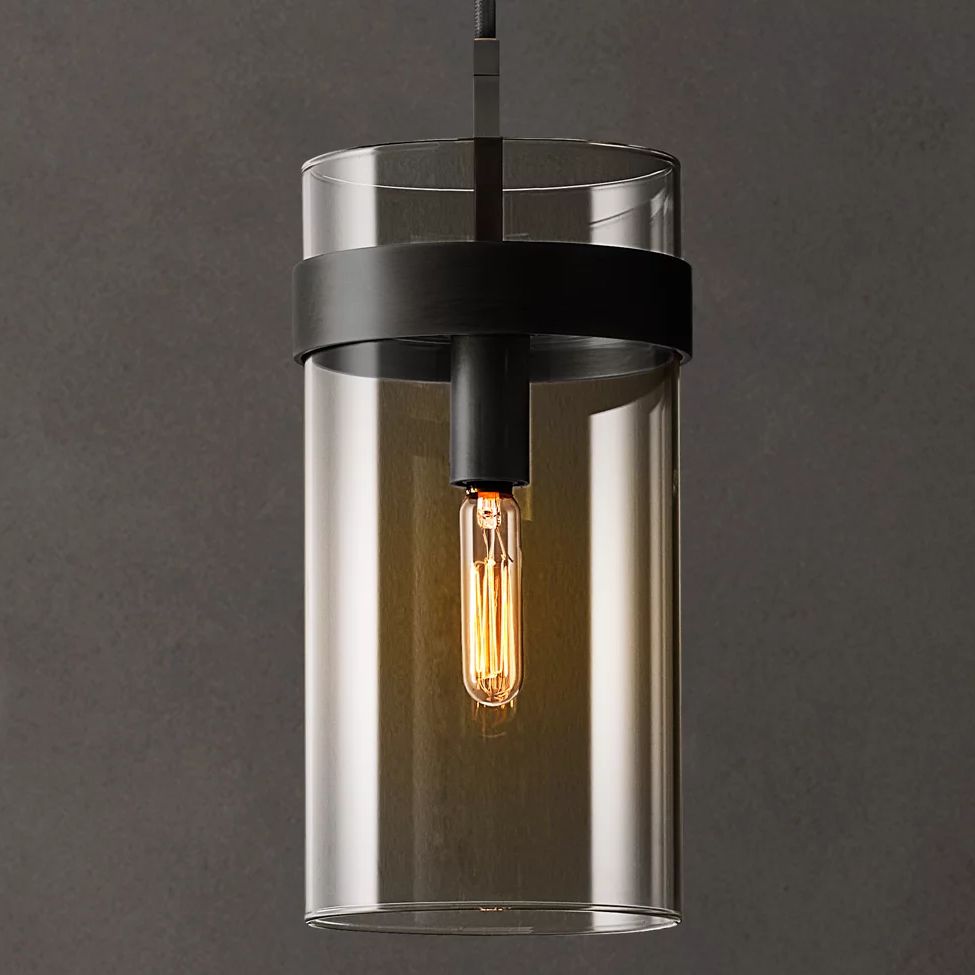 Ravelle Clear Glass Pendant Light