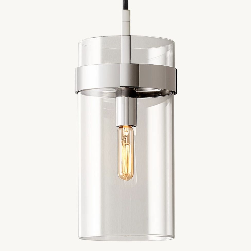 Ravelle Clear Glass Pendant Light