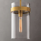 Ravelle Clear Glass Pendant Light
