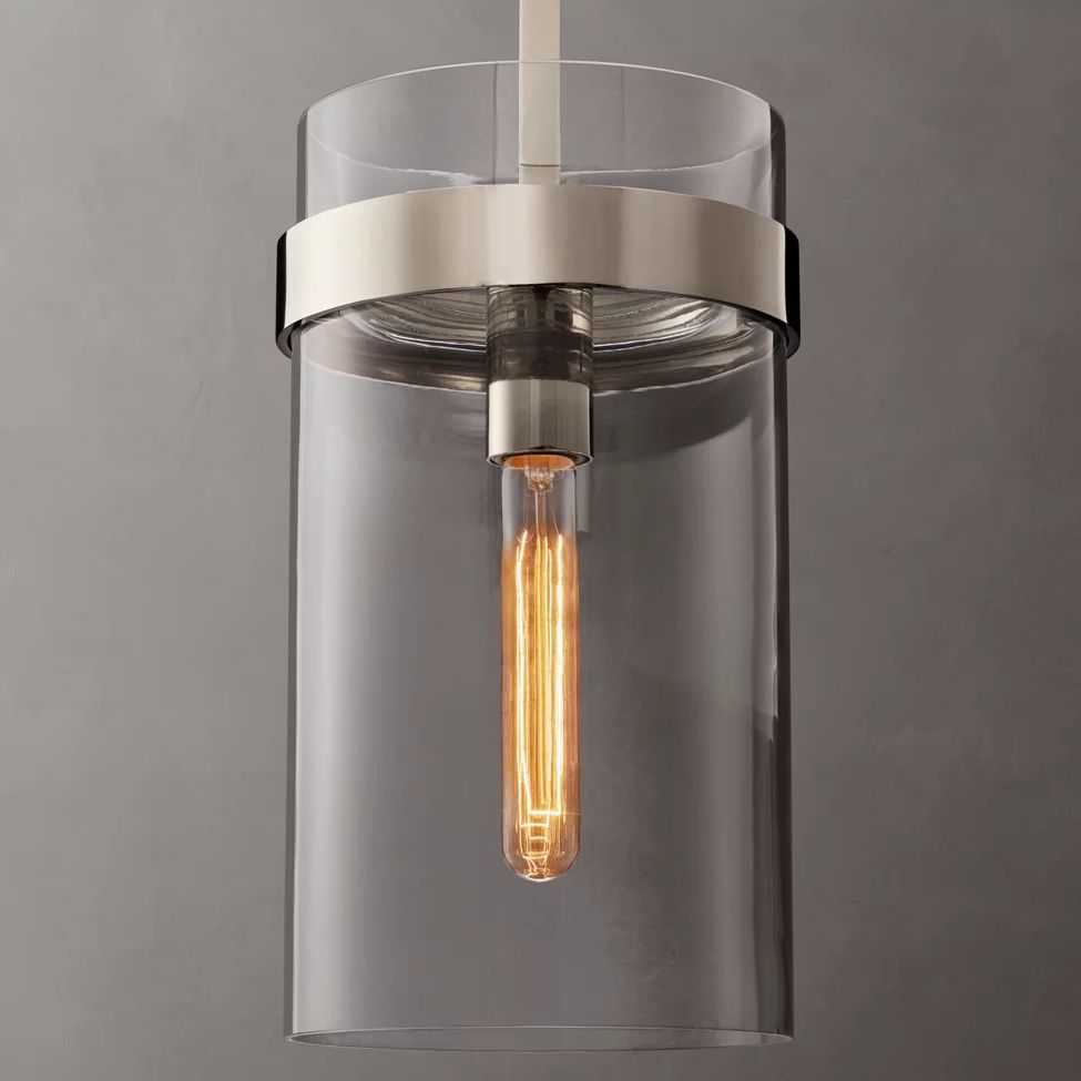 Ravelle Clear Glass Pendant Light
