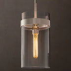 Ravelle Clear Glass Pendant Light