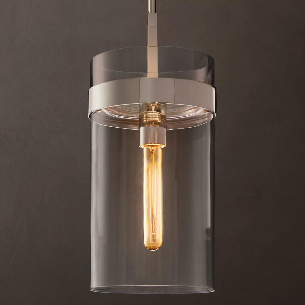 Ravelle Clear Glass Pendant Light