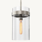 Ravelle Clear Glass Pendant Light