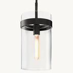 Ravelle Clear Glass Pendant Light