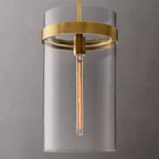 Ravelle Clear Glass Pendant Light