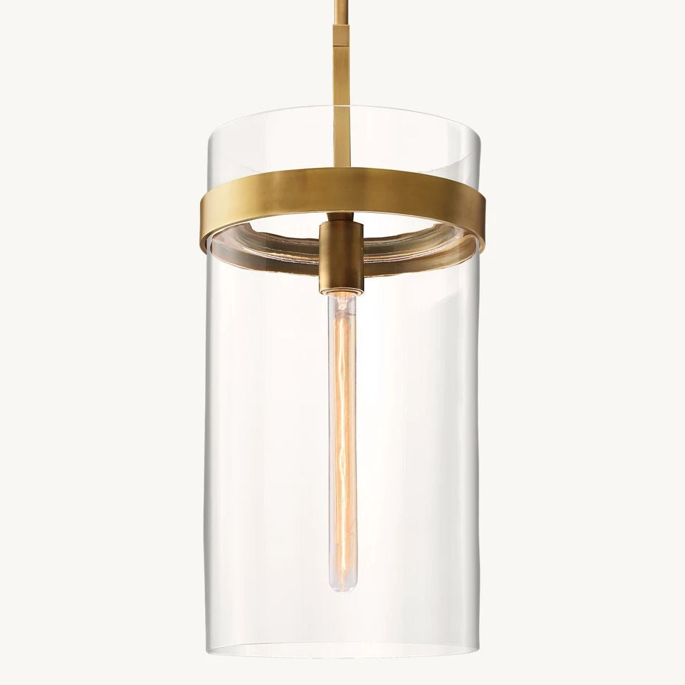 Ravelle Clear Glass Pendant Light