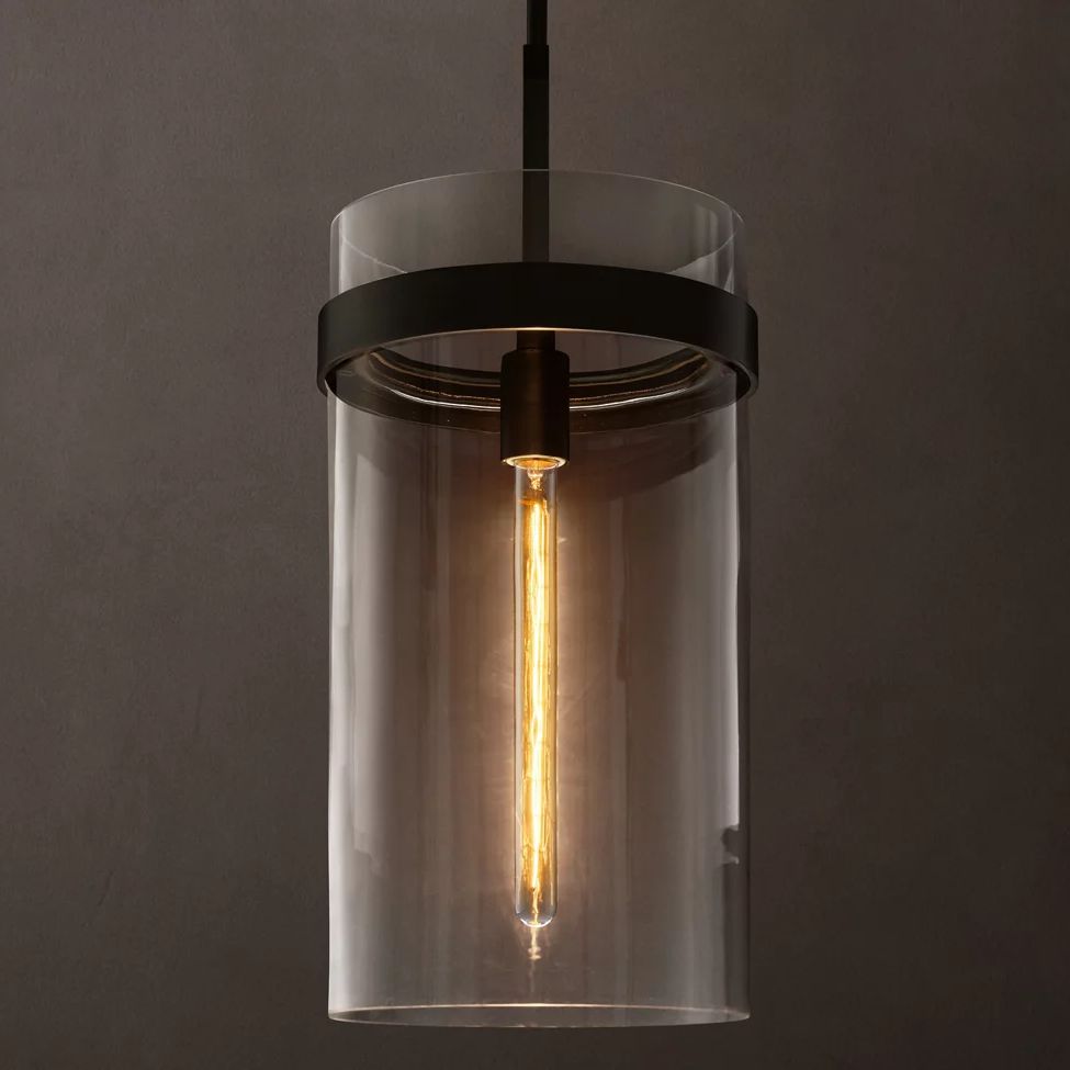 Ravelle Clear Glass Pendant Light
