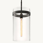 Ravelle Clear Glass Pendant Light