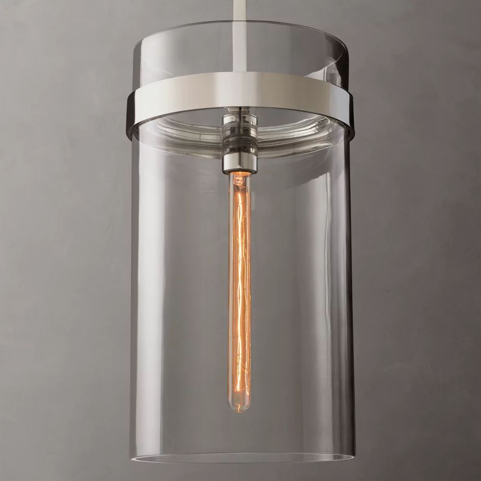 Ravelle Clear Glass Pendant Light
