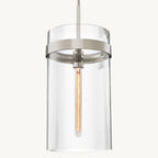 Ravelle Clear Glass Pendant Light
