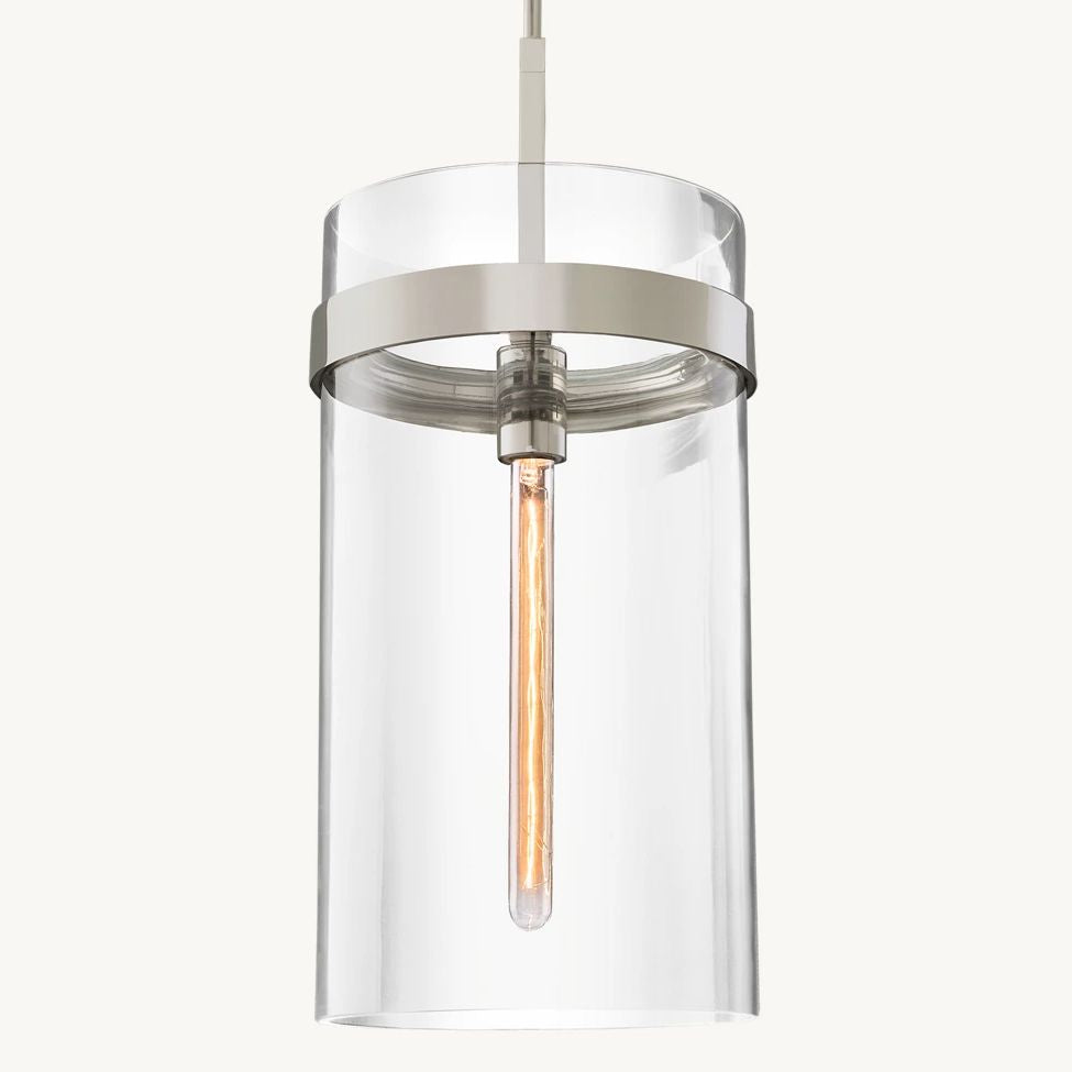 Ravelle Clear Glass Pendant Light