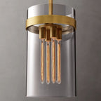 Ravelle Clear Glass Pendant Light