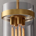 Ravelle Clear Glass Pendant Light