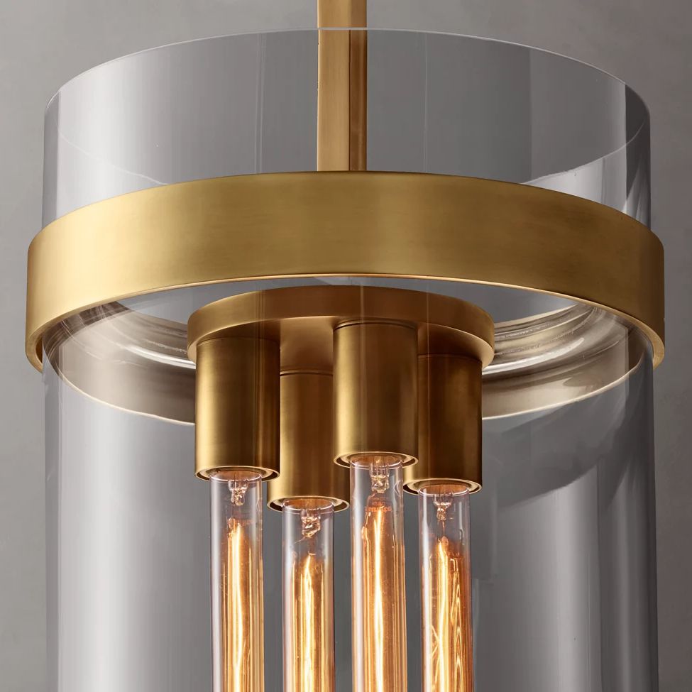 Ravelle Clear Glass Pendant Light