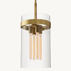 Ravelle Clear Glass Pendant Light