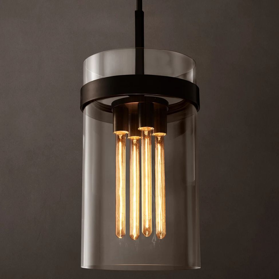 Ravelle Clear Glass Pendant Light