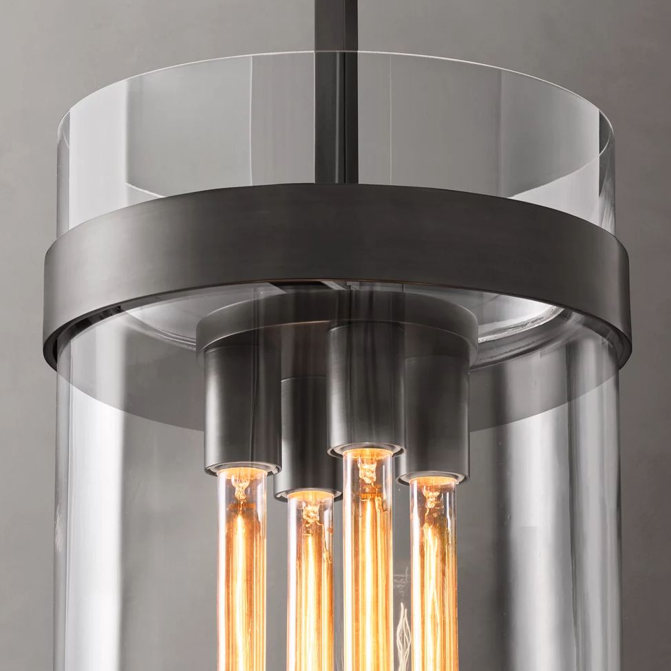 Ravelle Clear Glass Pendant Light