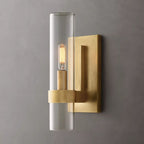 Ravelle Clear Glass Wall Sconce