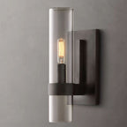 Ravelle Clear Glass Wall Sconce