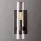 Ravelle Clear Glass Wall Sconce