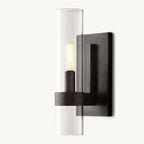 Ravelle Clear Glass Wall Sconce