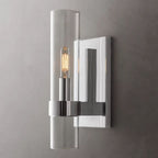 Ravelle Clear Glass Wall Sconce