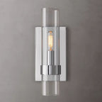 Ravelle Clear Glass Wall Sconce