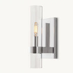 Ravelle Clear Glass Wall Sconce