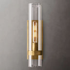 Ravelle Clear Glass Wall Sconce