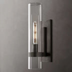 Ravelle Clear Glass Wall Sconce