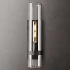 Ravelle Clear Glass Wall Sconce