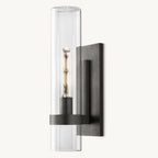 Ravelle Clear Glass Wall Sconce
