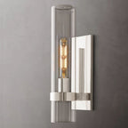 Ravelle Clear Glass Wall Sconce