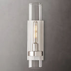 Ravelle Clear Glass Wall Sconce