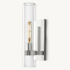 Ravelle Clear Glass Wall Sconce