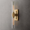 Ravelle Clear Glass Linear Wall Sconce