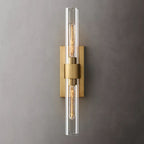 Ravelle Clear Glass Linear Wall Sconce