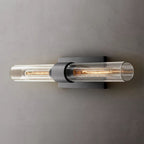 Ravelle Clear Glass Linear Wall Sconce