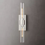 Ravelle Clear Glass Linear Wall Sconce