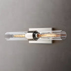 Ravelle Clear Glass Linear Wall Sconce