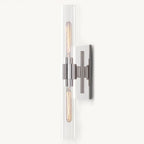 Ravelle Clear Glass Linear Wall Sconce
