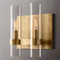 Ravelle Clear Glass Double Wall Sconce