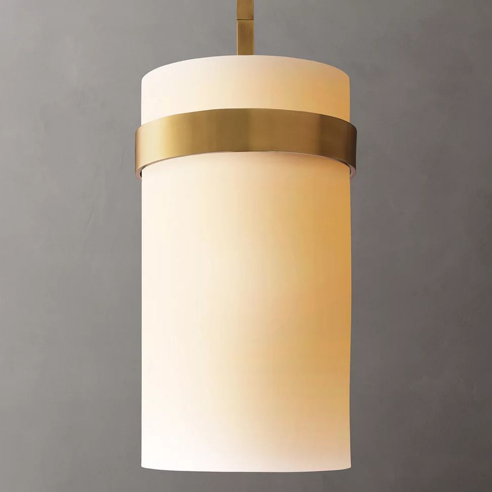 Ravelle Milk Glass Pendant Light