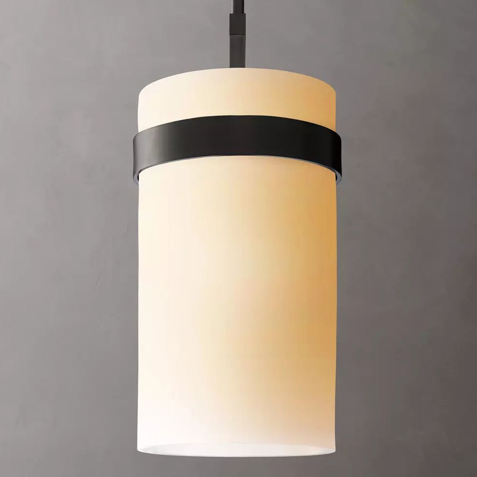 Ravelle Milk Glass Pendant Light
