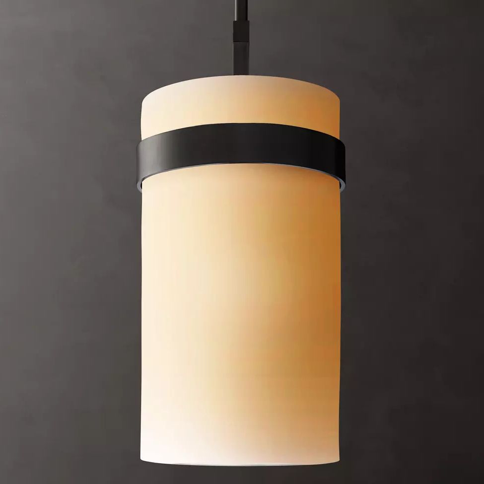 Ravelle Milk Glass Pendant Light
