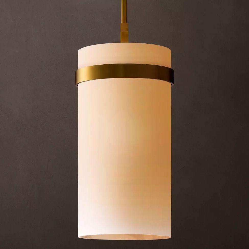 Ravelle Milk Glass Pendant Light