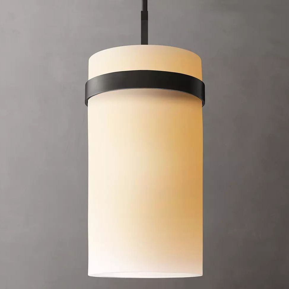 Ravelle Milk Glass Pendant Light