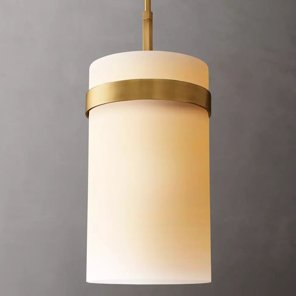 Ravelle Milk Glass Pendant Light
