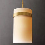 Ravelle Milk Glass Pendant Light